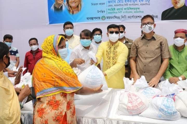 কেউ অনাহারে থাকবে না ময়মনসিংহ সিটি মেয়র ইকরামুল হক টিটু