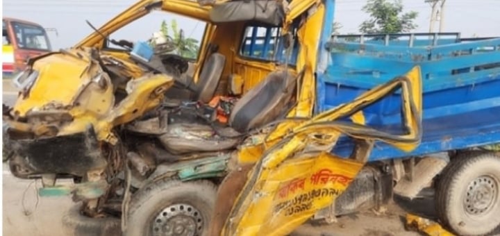 ত্রিশালে সড়ক দুর্ঘটনায় একই পরিবারের শিশু বাচ্চা সহ ৩ জন নিহত